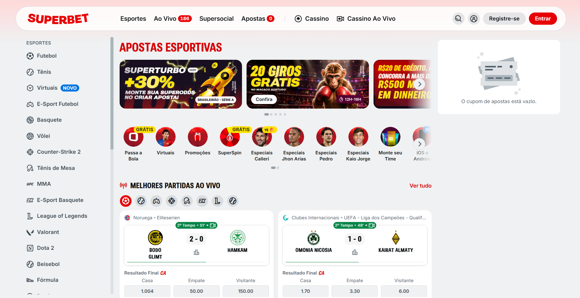 Apps de Apostas de Futebol em 2026